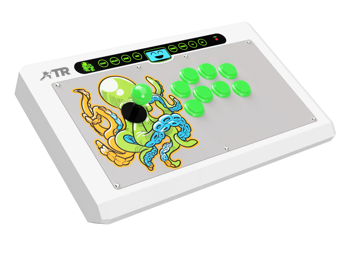 Octopus Arcade Stick - Candy (White)