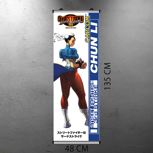 STREET FIGHTER III 3RD STRIKE - CHUN LI FLYER BANNER