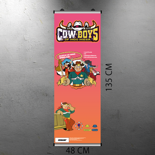 COW BOYS OF MOO MESA FLYER BANNER