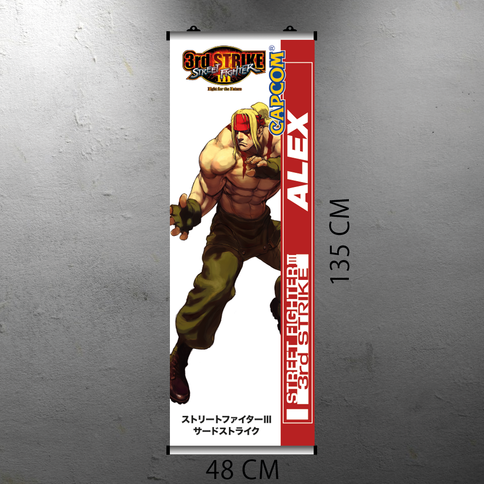 STREET FIGHTER III 3RD STRIKE - ALEX FLYER BANNER