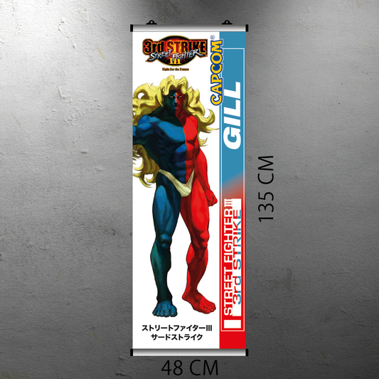 STREET FIGHTER III 3RD STRIKE - GILL FLYER BANNER