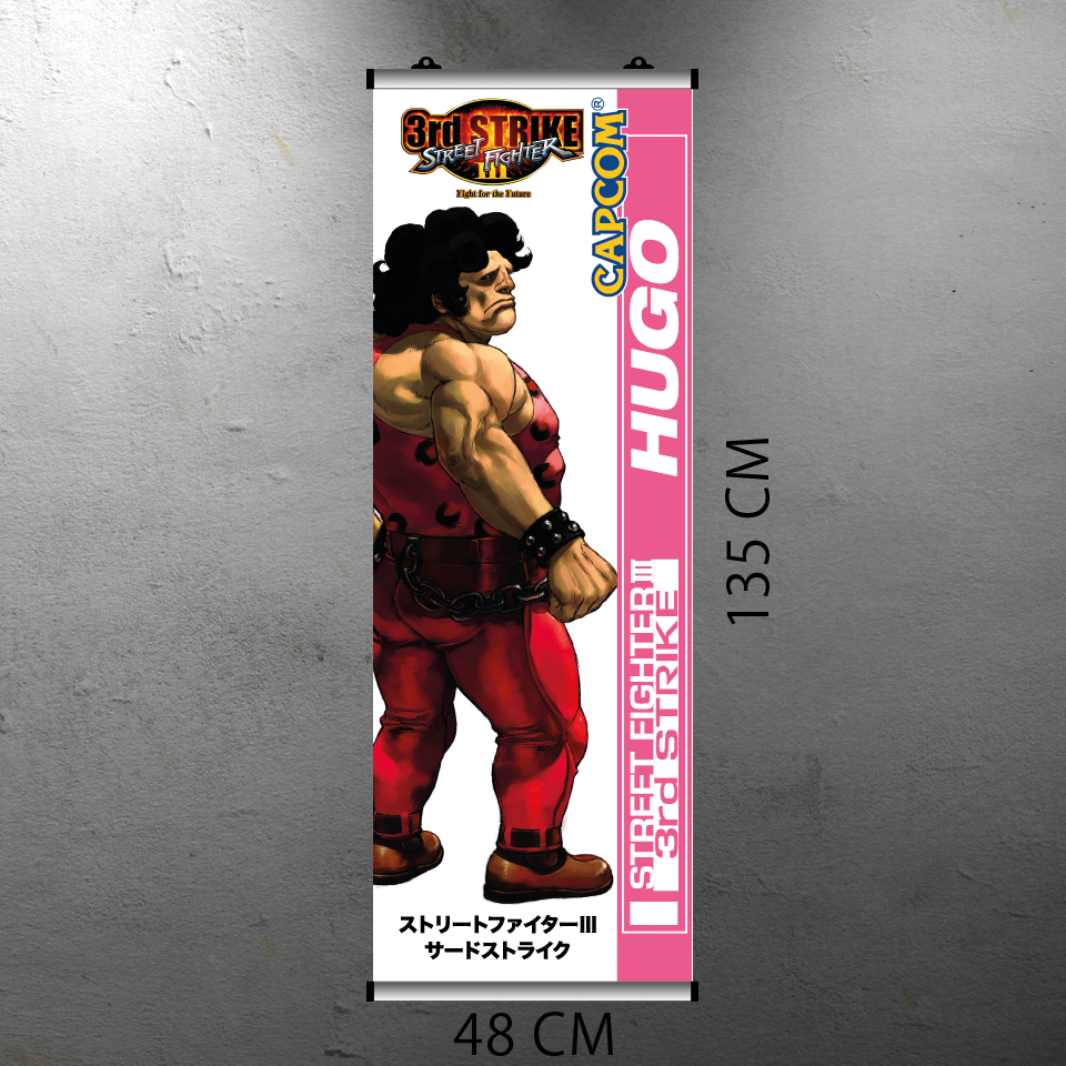 STREET FIGHTER III 3RD STRIKE - HUGO FLYER BANNER