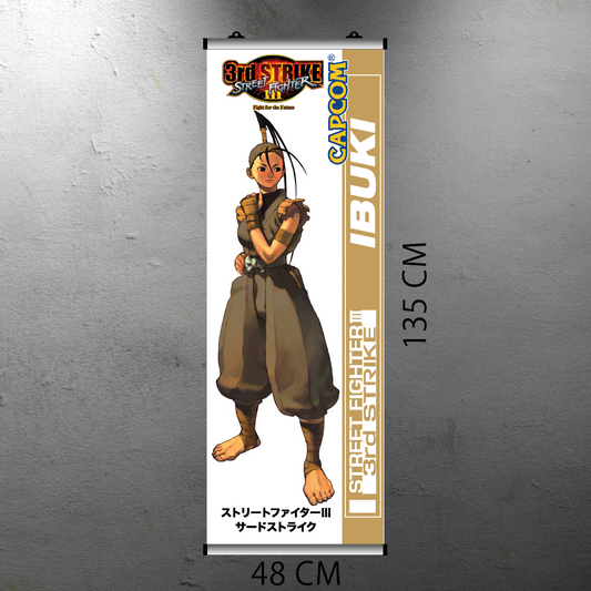 STREET FIGHTER III 3RD STRIKE - IBUKI FLYER BANNER