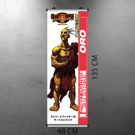 STREET FIGHTER III 3RD STRIKE - ORO FLYER BANNER