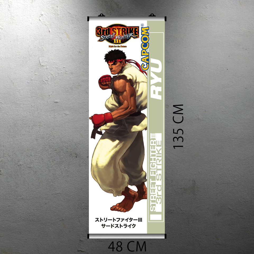 STREET FIGHTER III 3RD STRIKE - RYU FLYER BANNER