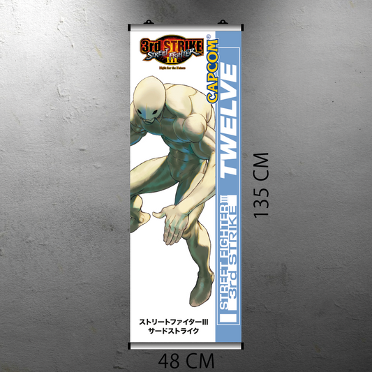 STREET FIGHTER III 3RD STRIKE - TWELVE FLYER BANNER