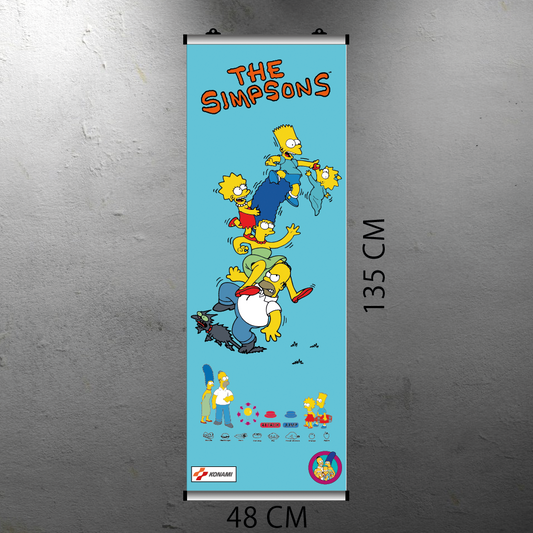 SIMPSONS ARCADE FLYER BANNER