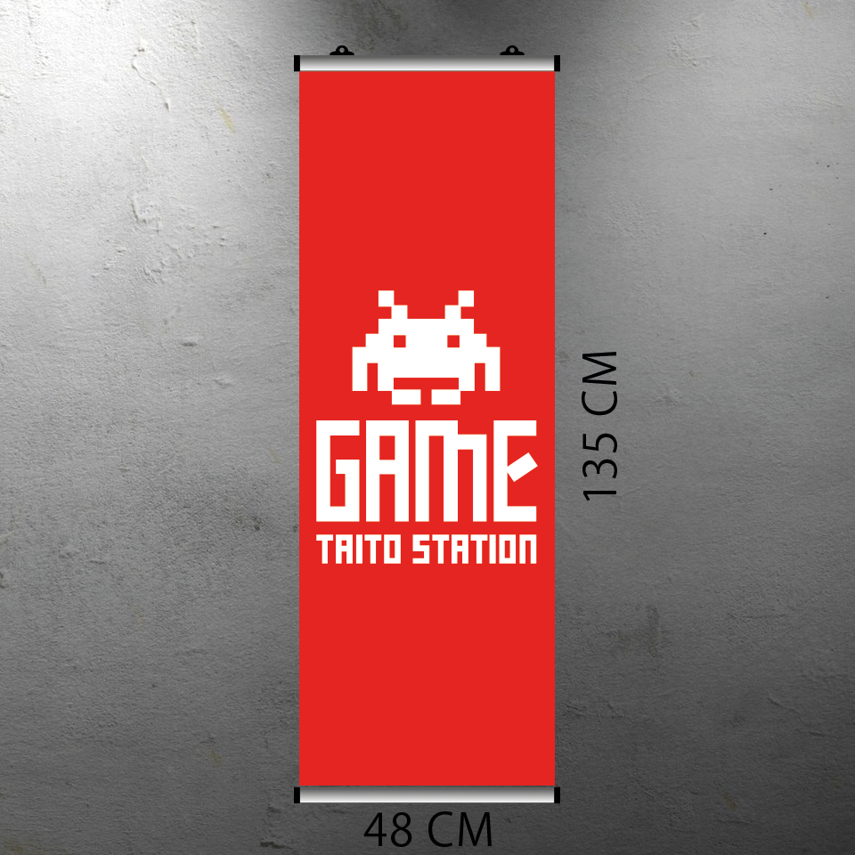 TAITO GAME STATION FLYER BANNER