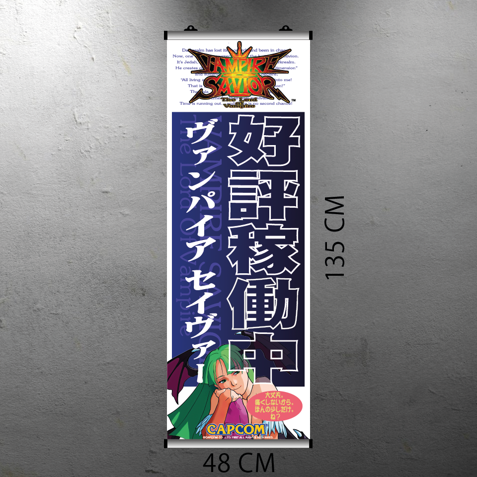 VAMPIRE SAVIOR FLYER BANNER